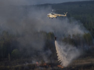 Пожар в зоне отчуждения возле ЧАЭС потушен