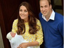 Принц Уильям с супругой и новорожденной дочерью