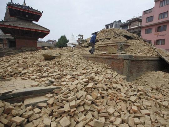 землетрясение Непал