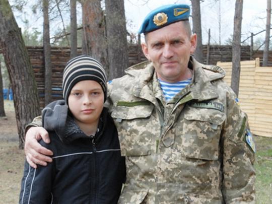 Ярослав Савула с сыном 