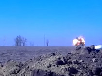 Полк «Азов» уничтожил вражеский танк под Широкино (видео)