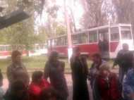В оккупированном Енакиево забастовали трамвайщики