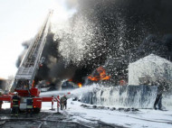 Пожар на нефтебазе под Киевом потушили — ГСЧС