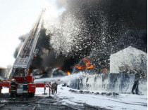 Пожар на нефтебазе под Киевом потушили&nbsp;— ГСЧС