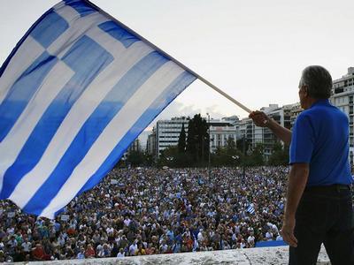 Демонстрация в Афинах