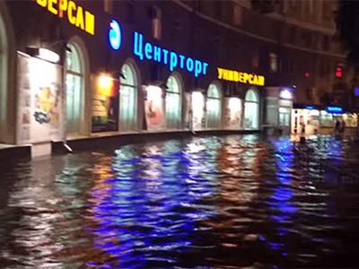 Затопленный центр Воронежа