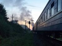 пожар поезд