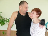 Александр Пономарев с женой