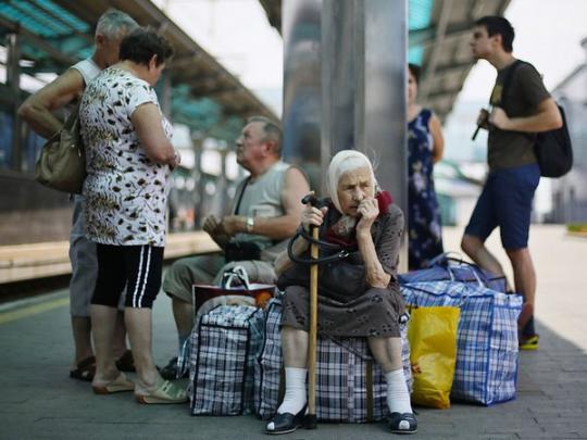 беженцы Украина