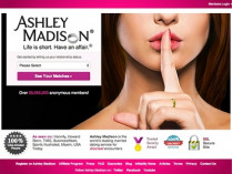 Главная страничка сайта Ashley Madison
