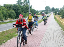 велосипедисты велотрасса Польша