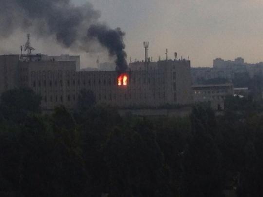 В Харькове всю ночь горело здание института радиотехнических измерений
