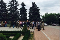 В Ильичевске участники АТО блокировали горсовет&nbsp;— началась массовая драка