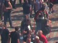 Опубликовано видео, на котором зафиксирован человек, бросивший гранату под Радой