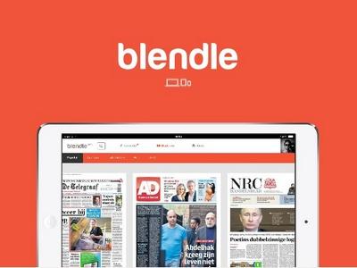 Главная страница Blendle