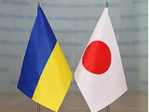 флаги Японии и Украины