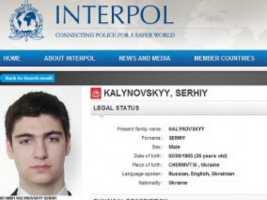 В Киеве задержан Сергей Калиновский, находящийся в международном розыске после скандального ДТП