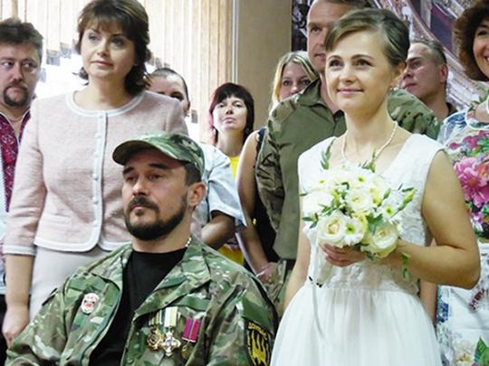 Евгений Саленко свадьба в госпитале