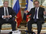 В Париже началась двусторонняя встреча Олланда и Путина