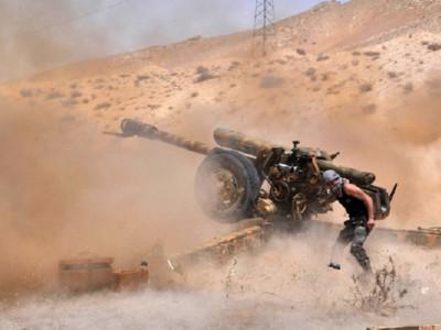 Сирийские артиллеристы