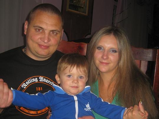 Сергей Заржецкий с семьей