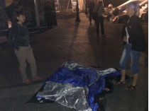 Неизвестные снесли палатки на Майдане Независимости&nbsp;— соцсети (фото) 
