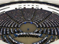 Зал заседаний Европарламента в Страсбурге