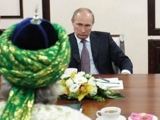 Путин и муфтий России