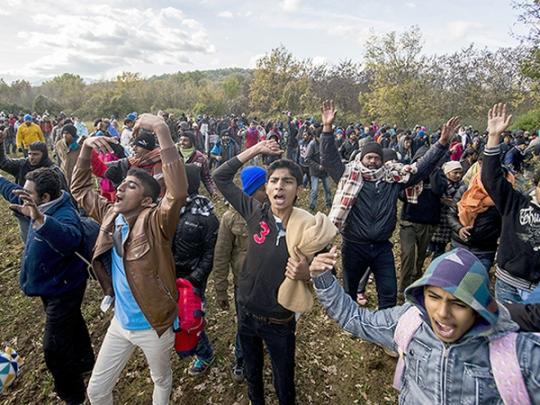 беженцы Македония