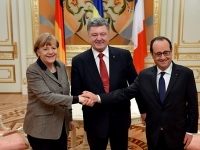 Меркель, Порошенко и Олланд