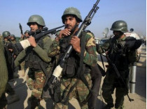 Пакистанские солдаты, принимавшие участие в ликвидации боевиков