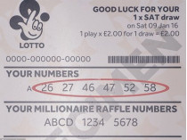 Счастливый лотерейный билет
