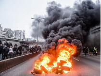 Париж таксисты протесты