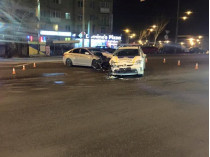 В Киеве патруль полиции попал в ДТП (фото)