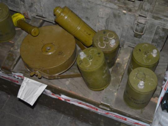 На Донетчине обнаружен огромный схрон боеприпасов (ФОТО) 