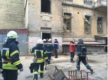 В центре Киева обвалился дом
