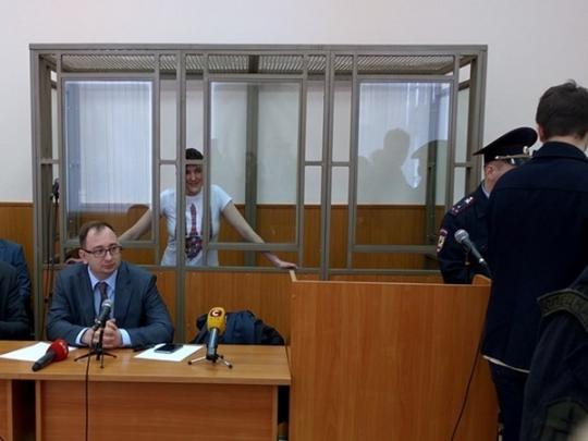 Надежда Савченко на суде