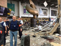 Терминал брюссельского аэропорта после взрывов