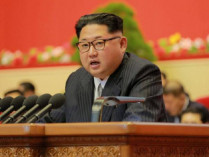 Ким Чен Ын выступает на съезде