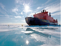 Температура на Северном полюсе поднялась выше ноля 