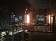Пожар в дубайском небоскребе продолжается (фото)