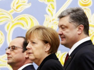Порошенко, Меркель и Олланд назвали главное условие для политического урегулирования на Донбассе