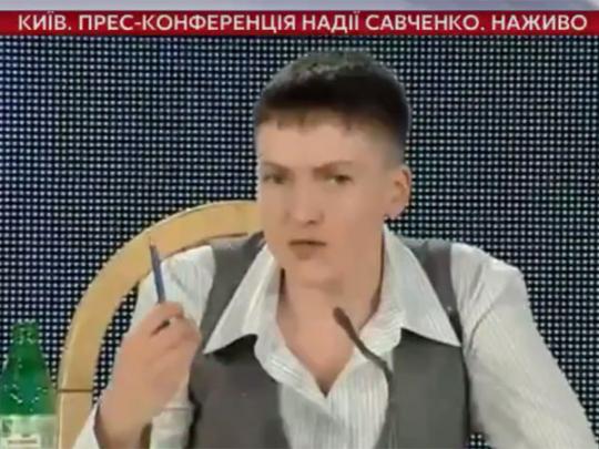 Савченко-украинцам: «Если вам надо, чтобы я была президентом, то я буду президентом»