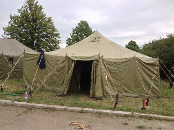 Советская двухместная палатка фото