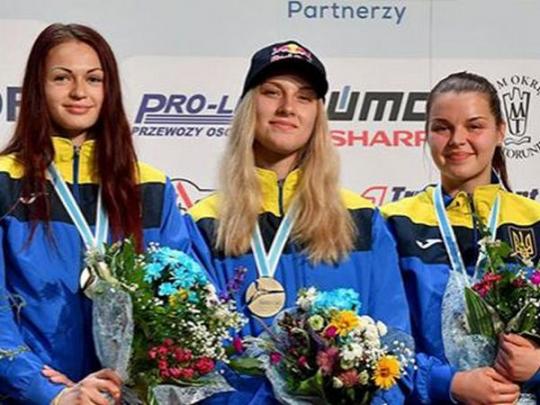 Украинская команда саблисток завоевала «бронзу» чемпионата Европы в Польше 