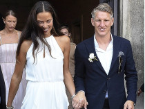 31-летний капитан сборной Германии по футболу женился на 28-летней сербской теннисистке Ане Иванович