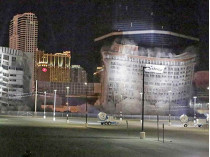 разрушение отеля «Ривьера» в Лас-Вегасе