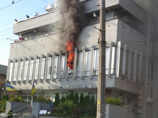 Спасатели: пожаров в здании «Интера» было два
