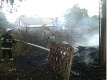 Сжигая сухую траву, в селе на Николаевщине сожгли три дома, три машины и два мотоцикла (фото)
