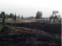 В Одессе на одном из крупнейших кладбищ в Европе произошел сильный пожар